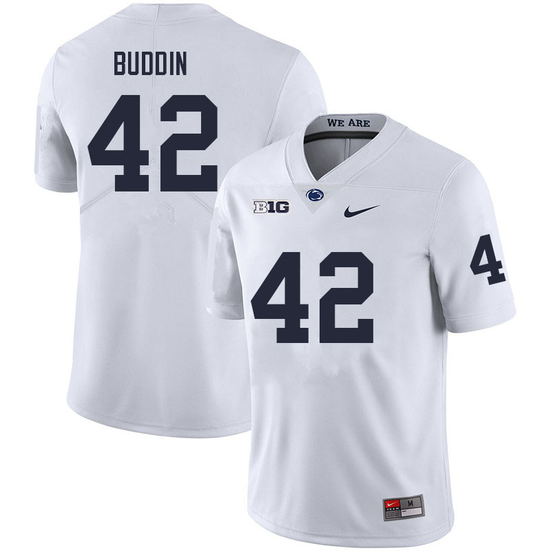Men #42 Jamari Buddin Penn State Nittany Lions College Football Jerseys Sale-White - Click Image to Close